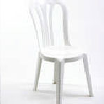 White Cafe' Bistro Chair 