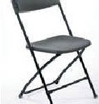 Black Samsonite Folding Chair