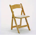Natural Padded Chair